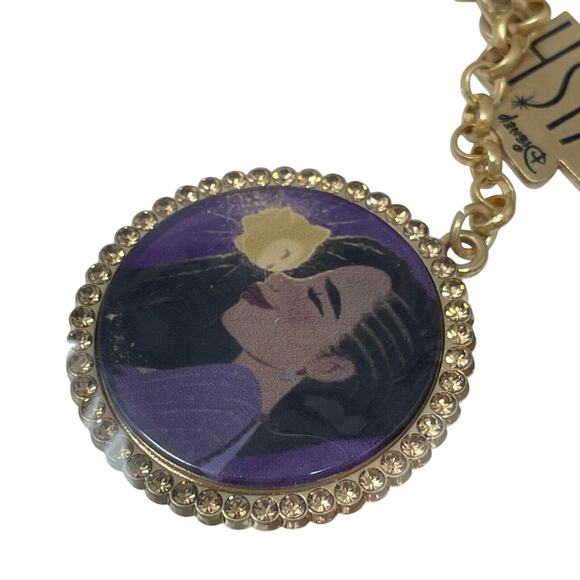 Disney Parks Disney Wish Movie Asha and Star Keychain Goldtone - Picture 1 of 6